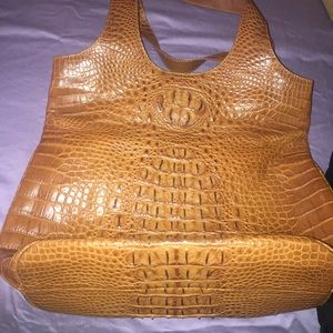 J Markell alligator purse